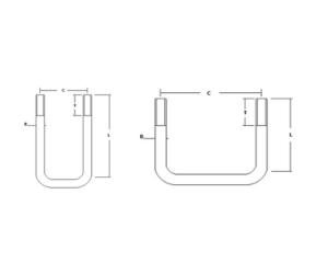 Unequal Square Bolt M12