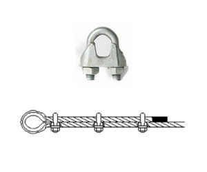 Galvanised Commercial Wire Rope Grip