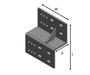 Heavy Duty Parallel Stand Off Brackets